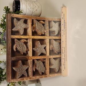 Nautical Tic Tac Toe Board